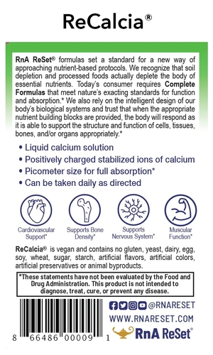 ReCalcia - Flüssiges Calcium - 240 ml
