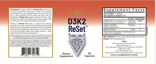D3K2 ReSet - Vitamin D mit Vitamin K - Kapseln