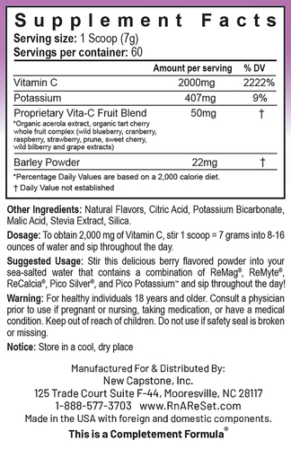 Vitamin C ReSet - Vitamin C - Getränkepulver